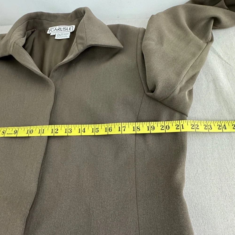 Vintage Carlisle Brown‎ Blazer tie back Size 14